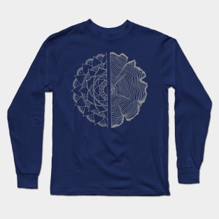 Tree of Life - Grayscale Long Sleeve T-Shirt